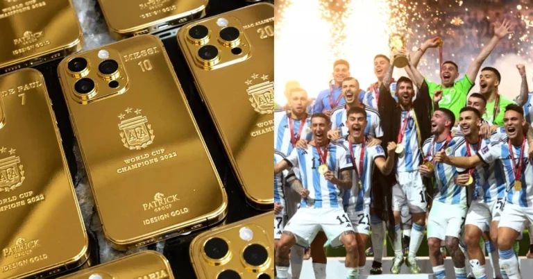 Lionel Messi Gifts World Cup team, staff with Gold iPhones