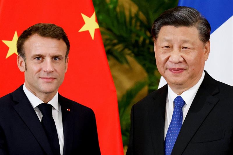 Macron Meets China's Li Qiang as EU Talks Begins in Beijing