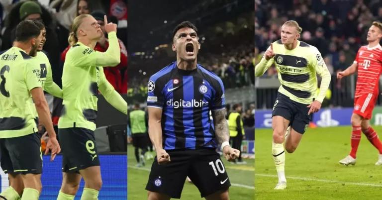 UCL: Unstoppable Haaland misses penalty but scores for City as Inter edge past Benfica to set up hot Milan derby in the semifinal