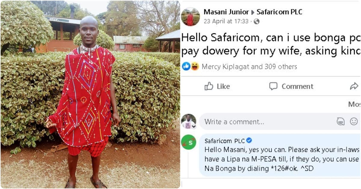 How to Pay Dowry with Safaricom: A Kenyan Man Asked if He Can Pay Dowry Using Bonga Points.