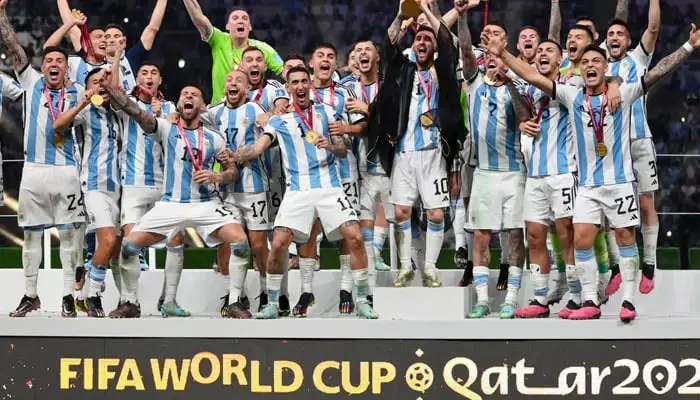 World champions Argentina return to top of FIFA rankings