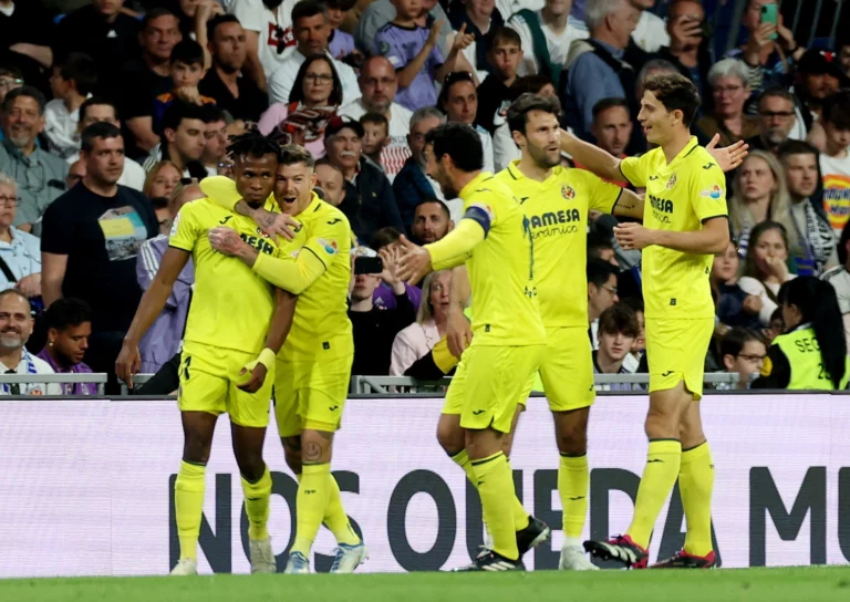 Villarreal beat second-placed Real Madrid
