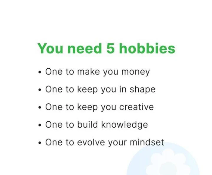 5 hobbies we all need to have