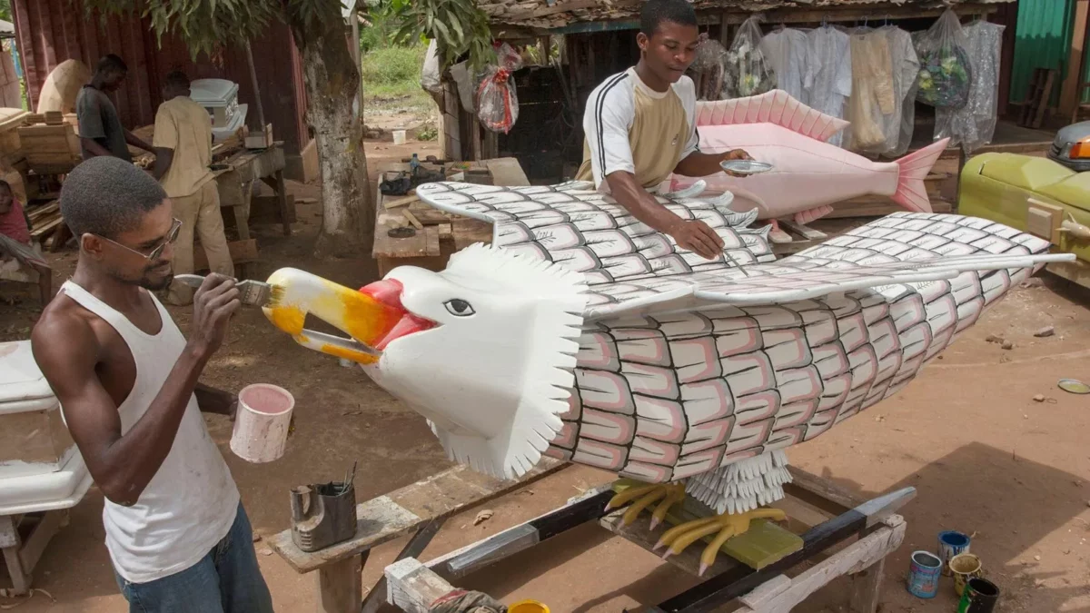 Ghana's Coffin Designs Embrace the Life Stories of the Departed