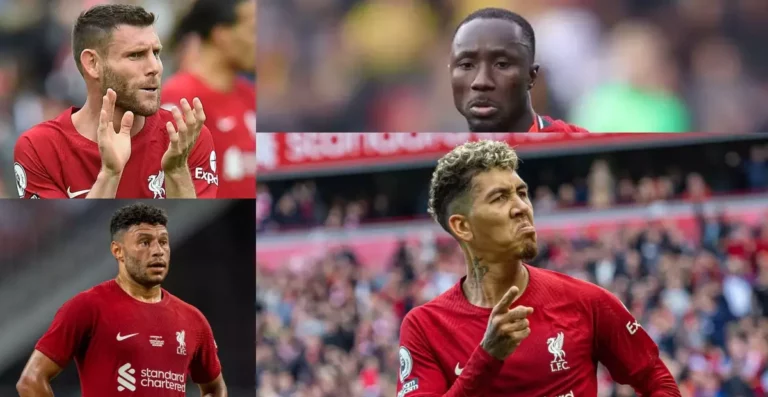 Four confirmed players are set to leave Liverpool at the end of the season