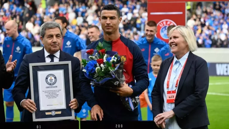 Cristiano Ronaldo scores winner on historic 200th cap, Guinness World Record