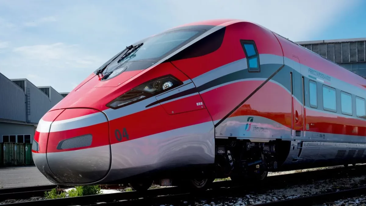 Italy's Red Arrow or Frecciarossa trains can hit speeds of 400 kph.
