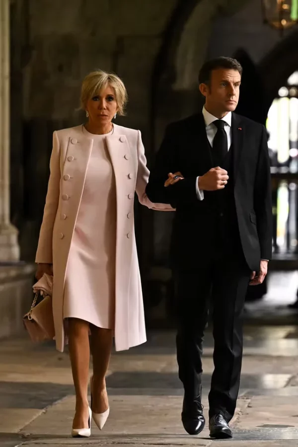 Macron, 45, and his wife Brigitte Trogneux, 70, at King Charles’s coronation. Age Gaps
