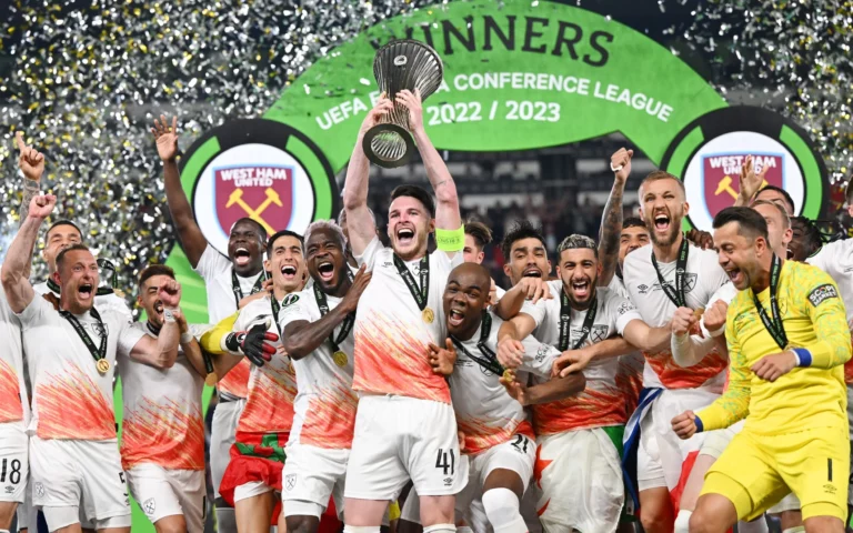 West Ham: Ended their 43-year wait for a major trophy, earn Conference League glory