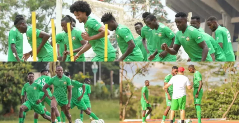 Right on!Harambee Stars hit camp ahead of Mauritius for friendlies