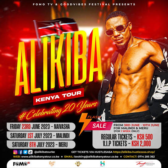 Alikiba set for Kenyan tour as he celebrates 20 years in music.