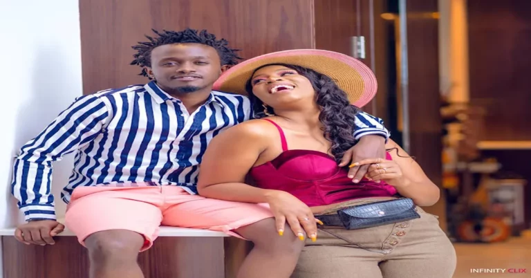 Bahati Spends Father’s Day Clamped Under His Wife’s Thighs