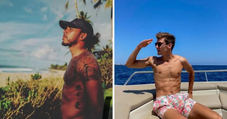 George Russell Claims He Looks Better Than Lewis Hamilton Shirtless