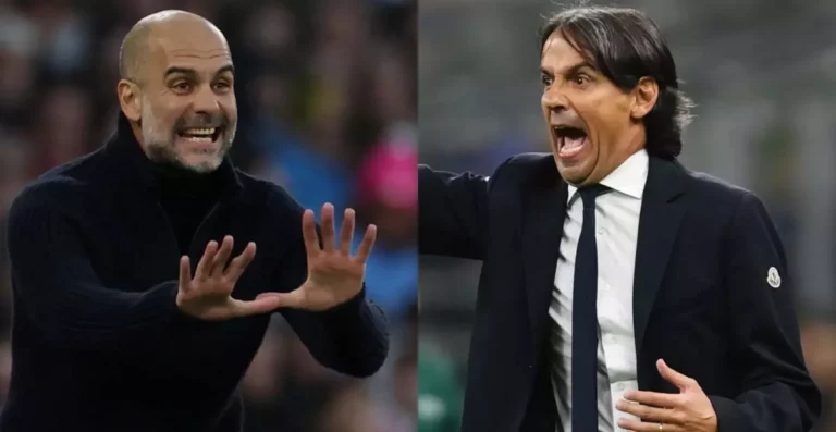Guardiola and Simone Inzaghi Ahead of the Champions League finals