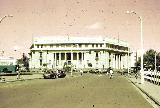 National and Grindlays Building, Nairobi Kenya 1960s. Now housing the Kenya National Archives. [Image/Courtesy]