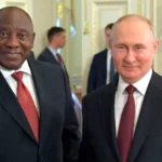 Putin will not attend Brics summit - South African presidency