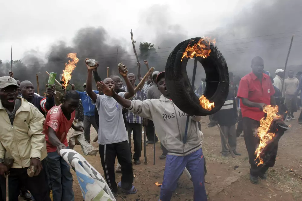 Kenyans during the 2007-2008 Post-Election Violence [Photo/Courtesy]