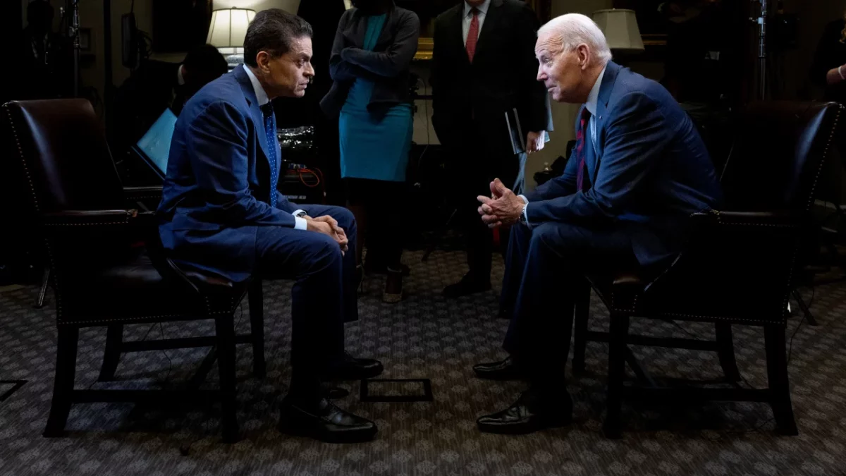 Ukraine Russia War: President Joe Biden speaks with CNN's Fareed Zakaria during a televised interview inside the Roosevelt Room at the White House in Washington, on Friday, July 7, 2023. Photo/Courtesy
