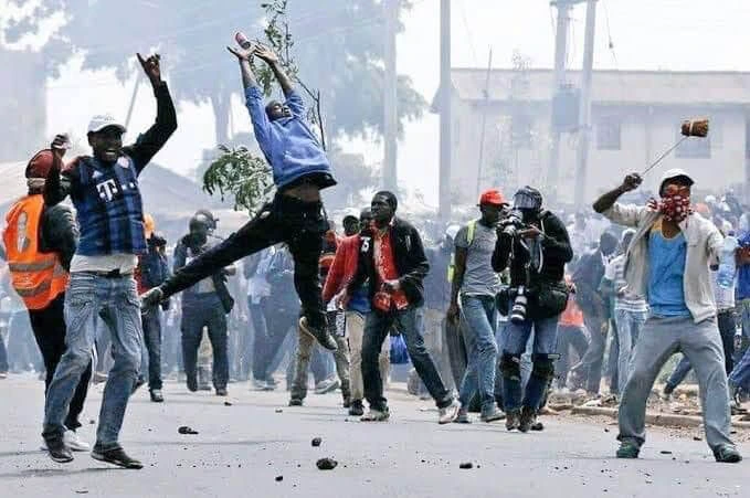 Protesters in Nairobi, Kenya [Photo/Courtesy]