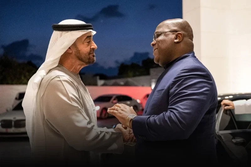 President Tshisekedi of DR Congo agrees to a mining development deal with UAE