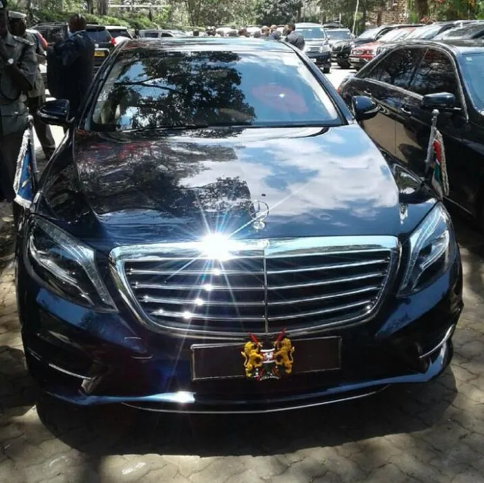 The presidential Mercedes-Maybach S600 Pullman Guard.[Photo/Courtesy]