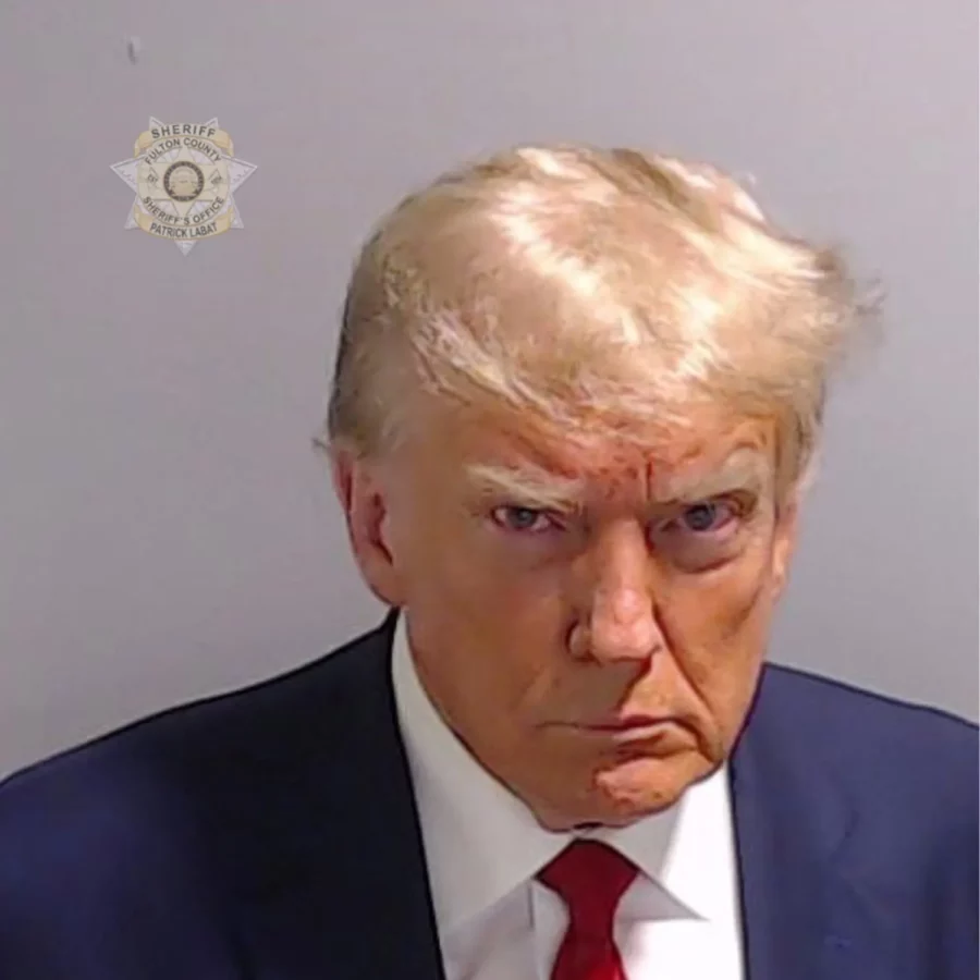 The former US president, Donald Trump, proudly shared his Georgia mugshot across his social media platforms. [Photo/Courtesy]