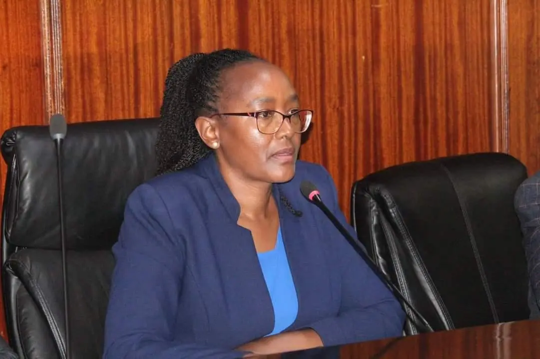 Esther Ngari, Acting Managing Director KEBS, a quality control board. 