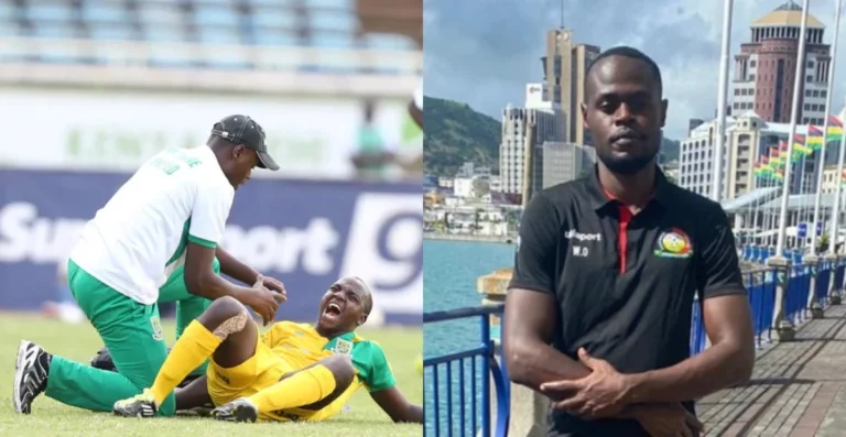 Wycliffe Omom’s journey from tennis player to a renowned football physiotherapist