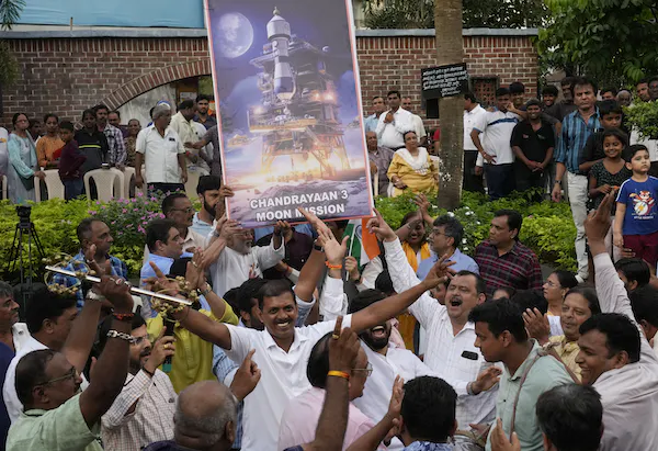 India lands space craft into the moon