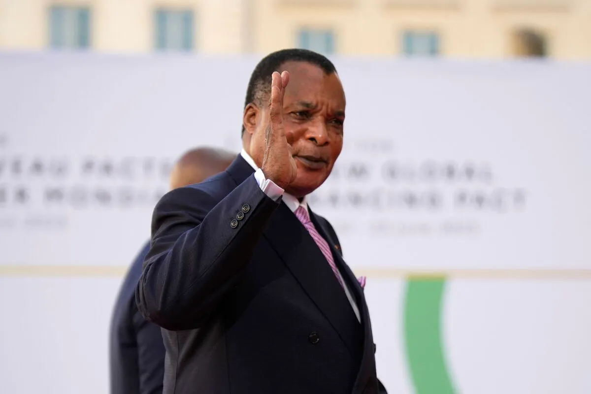 Denis Sassou Nguesso in Paris in June.Photographer: Lewis Joly/POOL/AFP/Getty Images