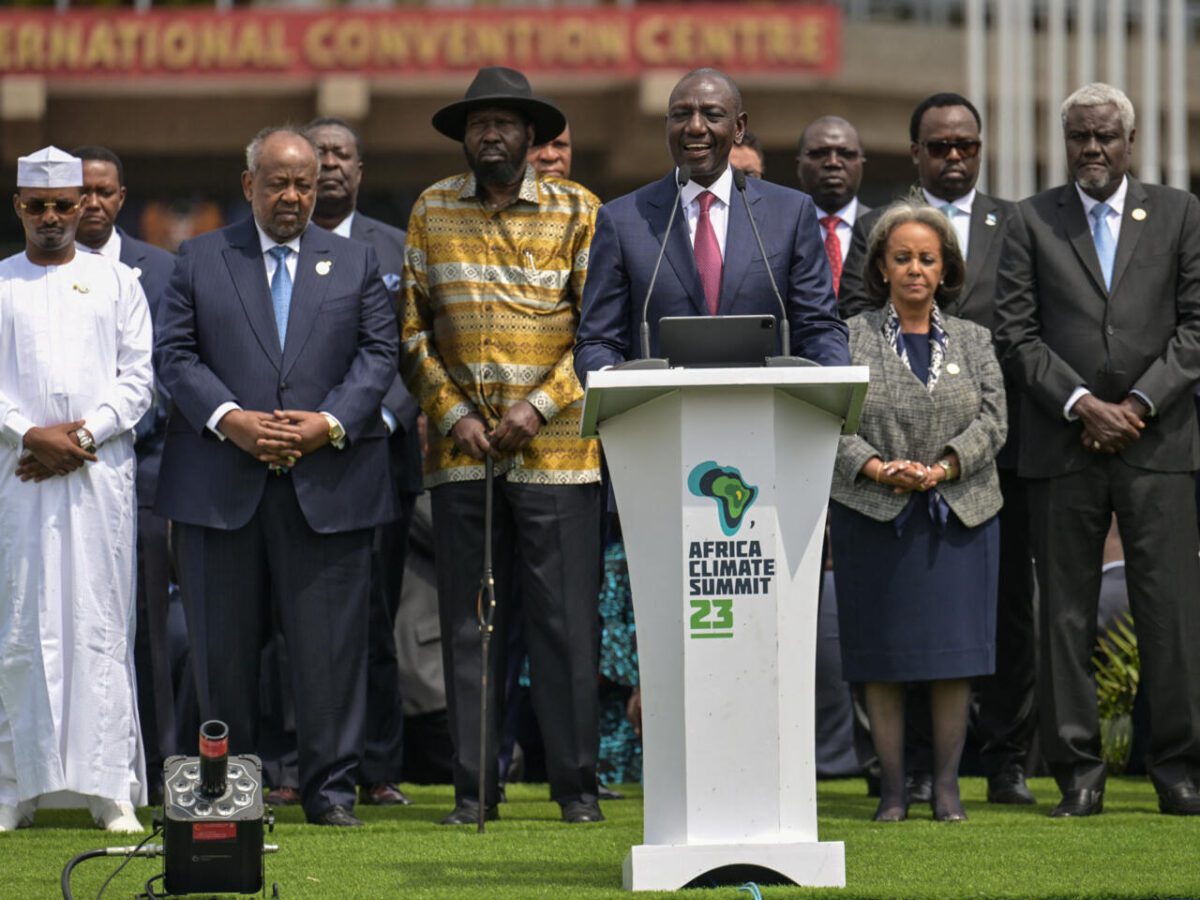 Africa climate summit adopts 'Nairobi declaration' as it concludes.[Image/File]