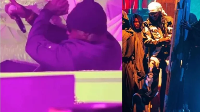 Khaligraph Jones Reacts To Diamond Performing With a Coffin