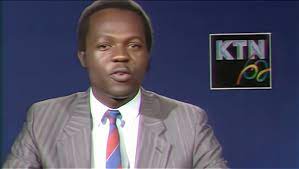 Kenyan Politician, Raphael Tuju during his early days as a KTN news anchor in 1989
