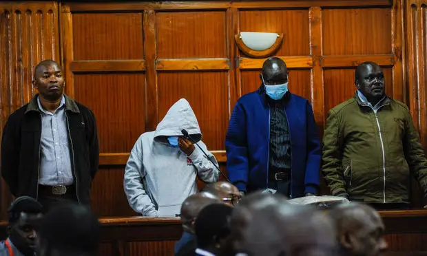 From left, police informer Peter Ngugi and Kenyan police officers Sylvia Wanjiku, Stephen Cheburet and Fredrick Leliman and Peter Ngugi in court for sentencing on 3 February 2023. [Photo/Getty Images] Killers