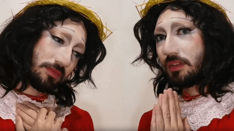 Popular Drag Queen Arrested for Mimicking Jesus