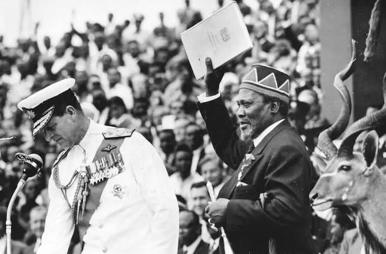 The Late Mzee Jomo Kenyatta, the first president of Kenya.