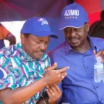 File image of Azimio leaders Raila Odinga and Kalonzo Musyoka. PHOTO| COURTESY