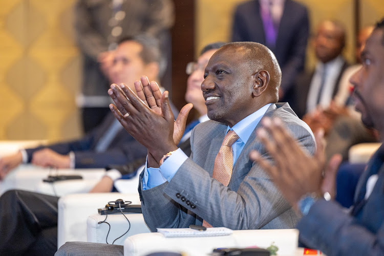President William Ruto during the Kenya-China Investment meeting in Beijing China on October 17, 2023. [Image: PCS]