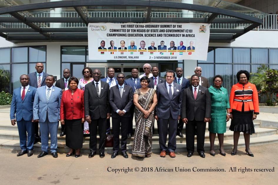The First Extra-Ordinary Summit of the Committee of Ten Heads of State and Government (C10) Championing Education, Science and Technology in Africa preceded by Ministers meeting on November 2018 in Malawi. [Photo/African Union Commission] Gachagua