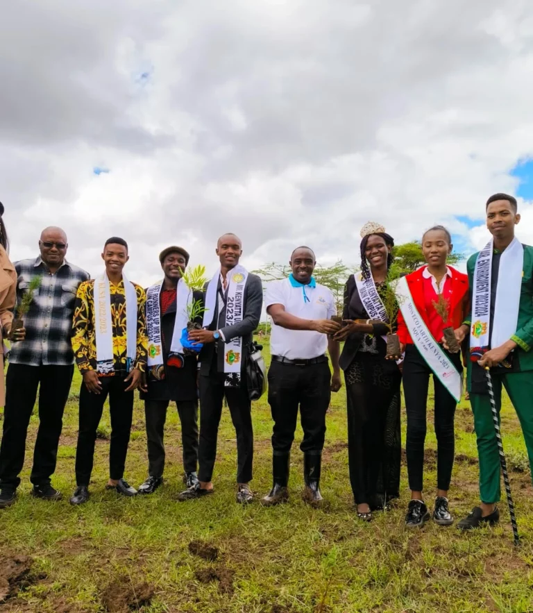 Civil Society (PACJA) Joins KU Students in Planting Trees