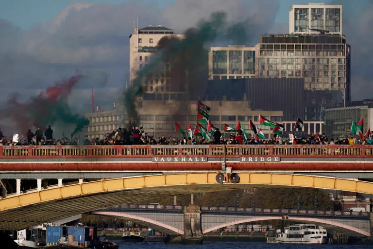 Pro-Palestine Protests On Armistice Day