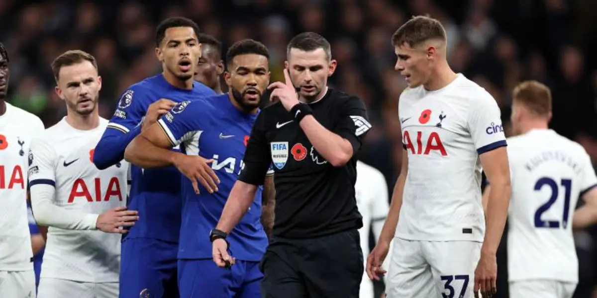 Nine-man Spurs miss out on top spot in chaotic 4-1 loss to Chelsea