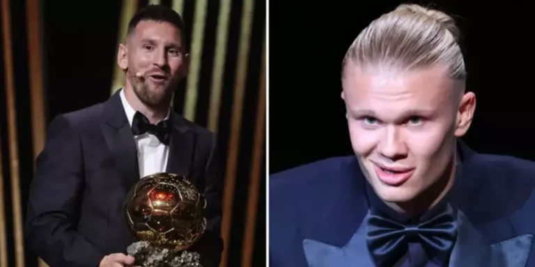 Ballon d’Or: Halaand Breaks Silence After Losing Award to Messi