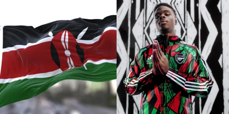 Kenyans React to New Arsenal Kit Resembling Flag