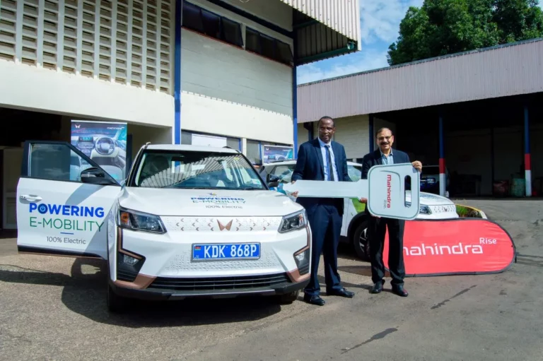 Simba Corporation Delivers First All-Electric Mahindra SUVs to Kenya Power