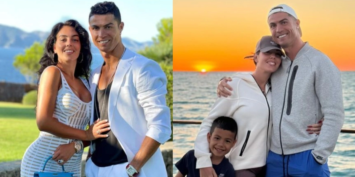 Ronaldo Georgina CR7 Portugal Euro 2024 collage. love.