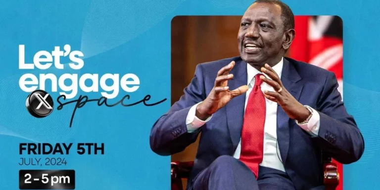 Ruto Sets Date to Engage Gen Z on X Space