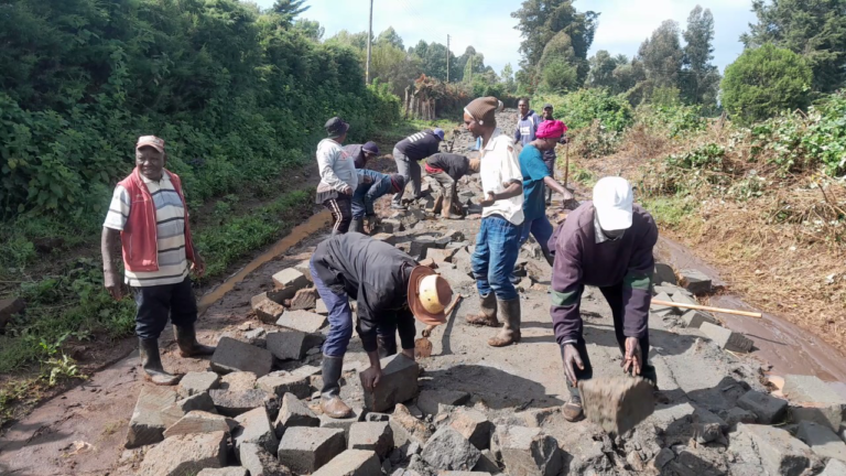 Building Blocks to repair a road?: Nyandarua Protests