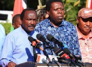  Kalonzo Musyoka criticizes the Africa Forward Summit in Nairobi.
