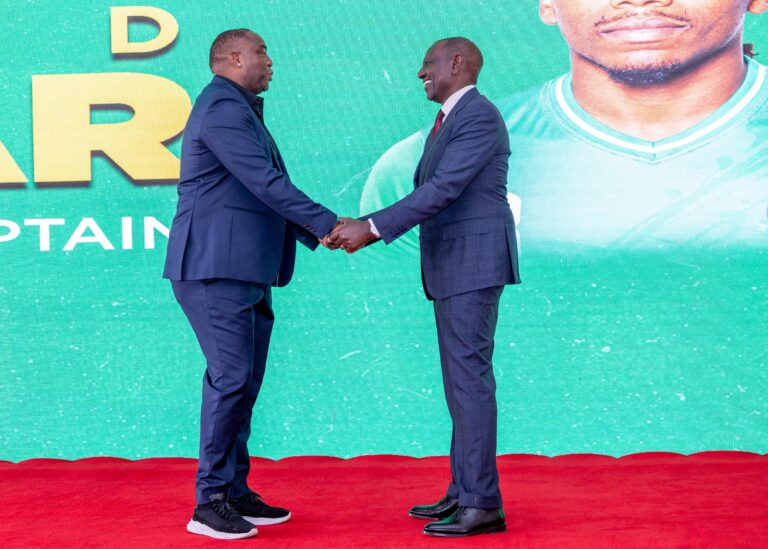 Ruto Hosts Harambee Stars at State House After CHAN Exit